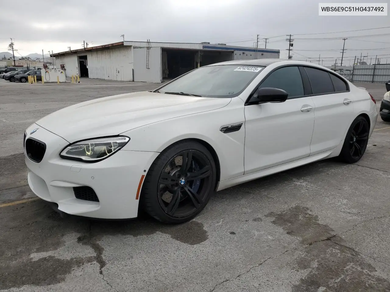 2017 BMW M6 Gran Coupe VIN: WBS6E9C51HG437492 Lot: 62424375