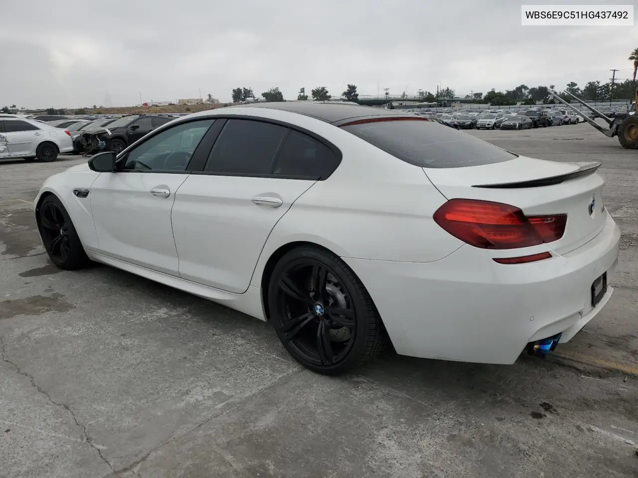 2017 BMW M6 Gran Coupe VIN: WBS6E9C51HG437492 Lot: 62424375