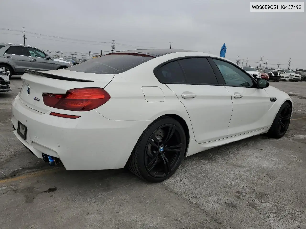 2017 BMW M6 Gran Coupe VIN: WBS6E9C51HG437492 Lot: 62424375