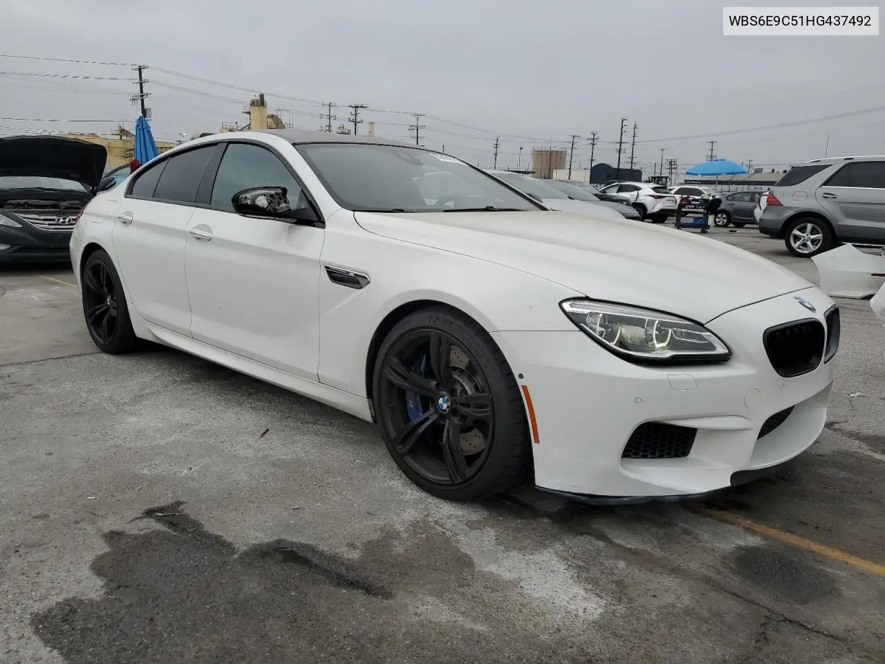 2017 BMW M6 Gran Coupe VIN: WBS6E9C51HG437492 Lot: 62424375