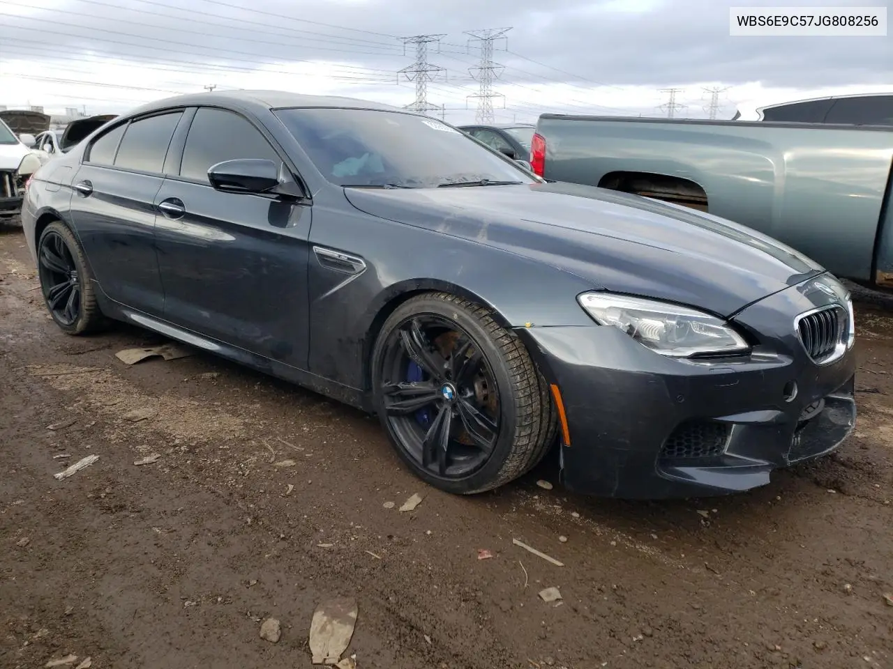 2018 BMW M6 Gran Coupe VIN: WBS6E9C57JG808256 Lot: 59416705