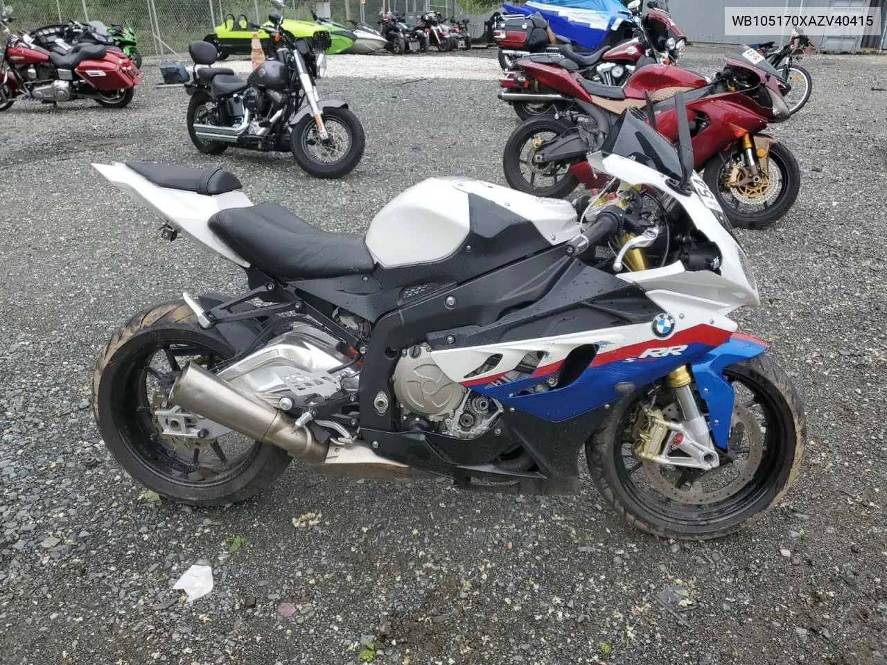 2010 BMW S 1000 Rr VIN: WB105170XAZV40415 Lot: 54761215