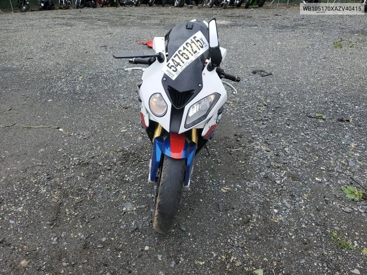 2010 BMW S 1000 Rr VIN: WB105170XAZV40415 Lot: 54761215