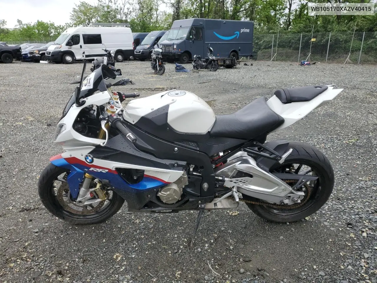 2010 BMW S 1000 Rr VIN: WB105170XAZV40415 Lot: 54761215
