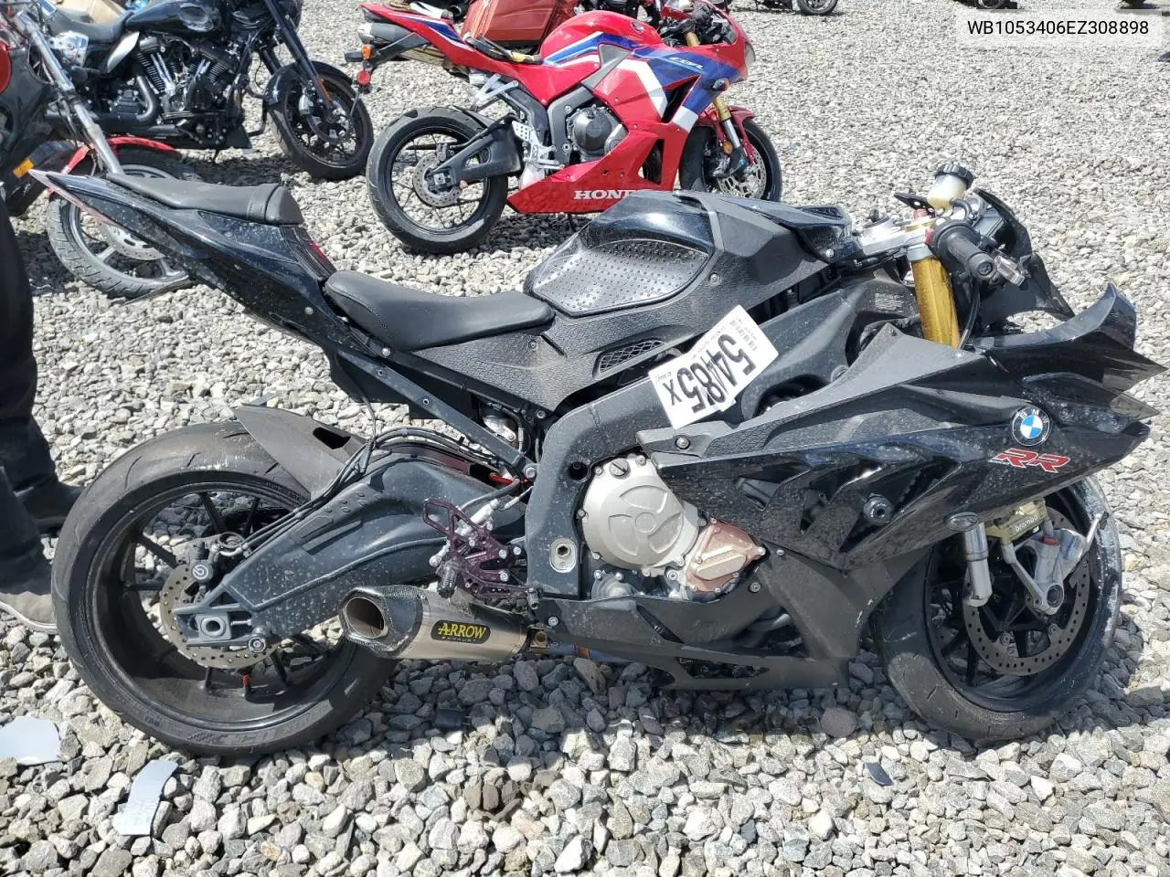 2014 BMW S 1000 Rr VIN: WB1053406EZ308898 Lot: 54487675