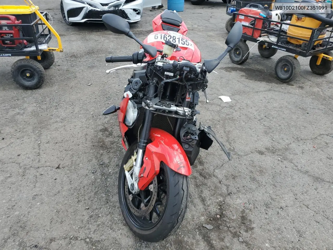 2015 BMW S 1000 Rr VIN: WB10D2100FZ351099 Lot: 61628155