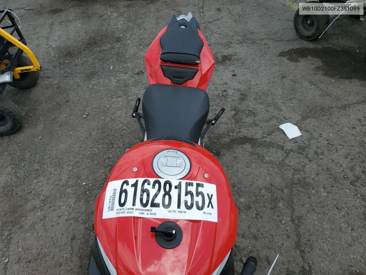 2015 BMW S 1000 Rr VIN: WB10D2100FZ351099 Lot: 61628155