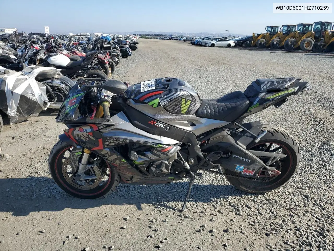 2017 BMW S 1000 Rr VIN: WB10D6001HZ710259 Lot: 62362195