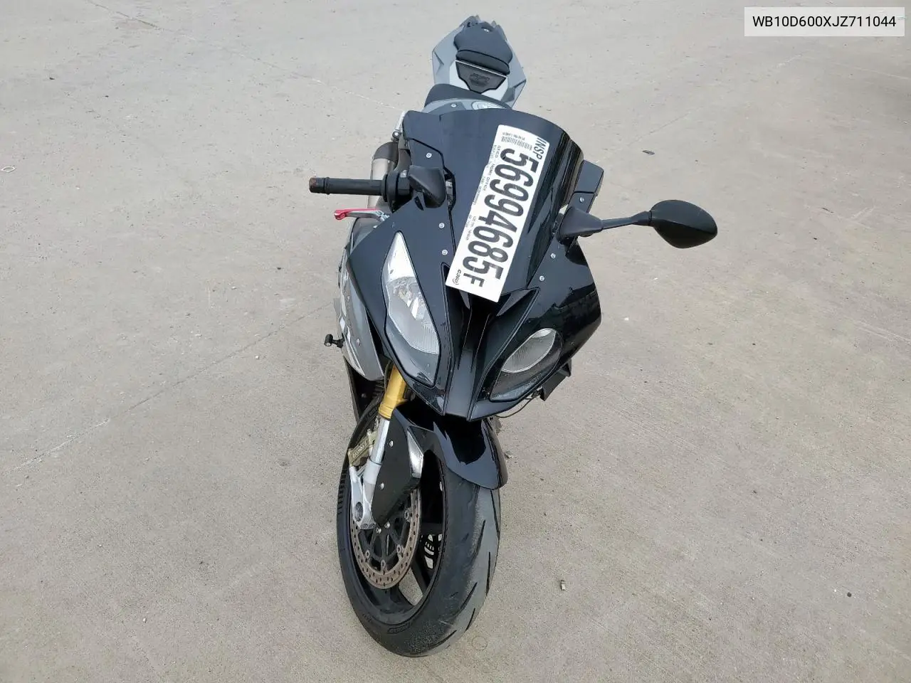 2018 BMW S 1000 Rr VIN: WB10D600XJZ711044 Lot: 56994685
