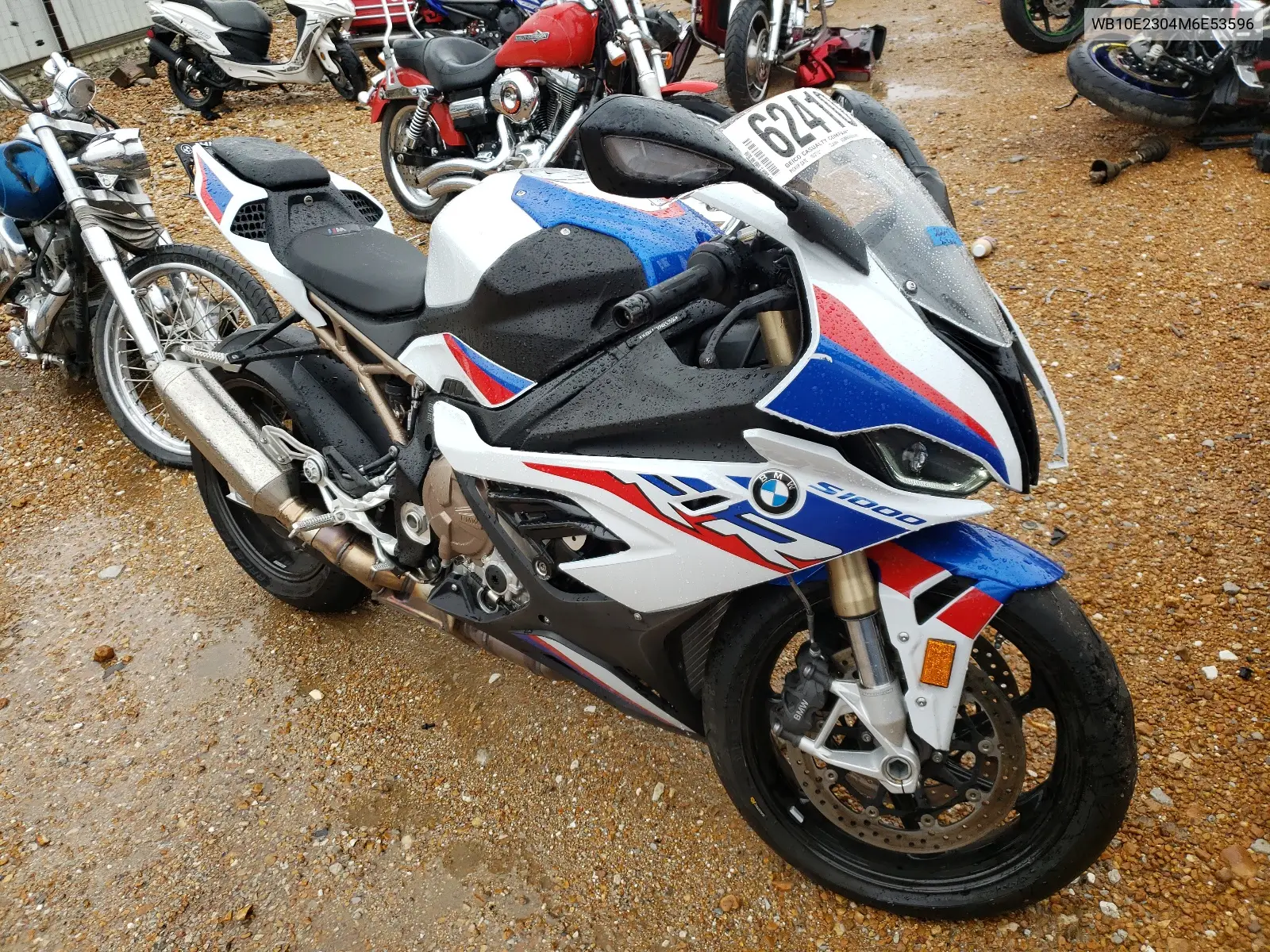 2021 BMW S 1000 Rr VIN: WB10E2304M6E53596 Lot: 69603692