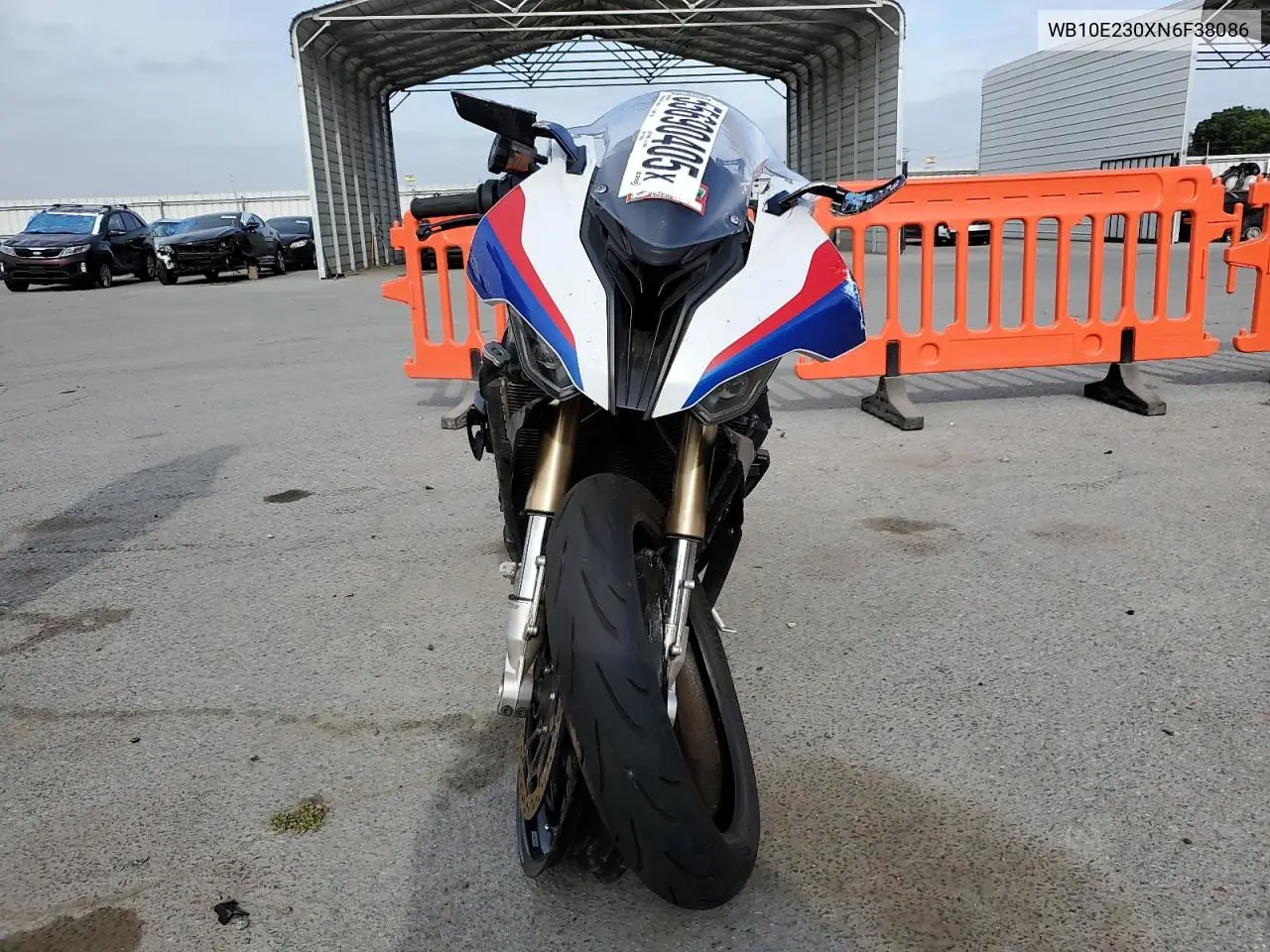 2022 BMW S 1000 Rr VIN: WB10E230XN6F38086 Lot: 55690405