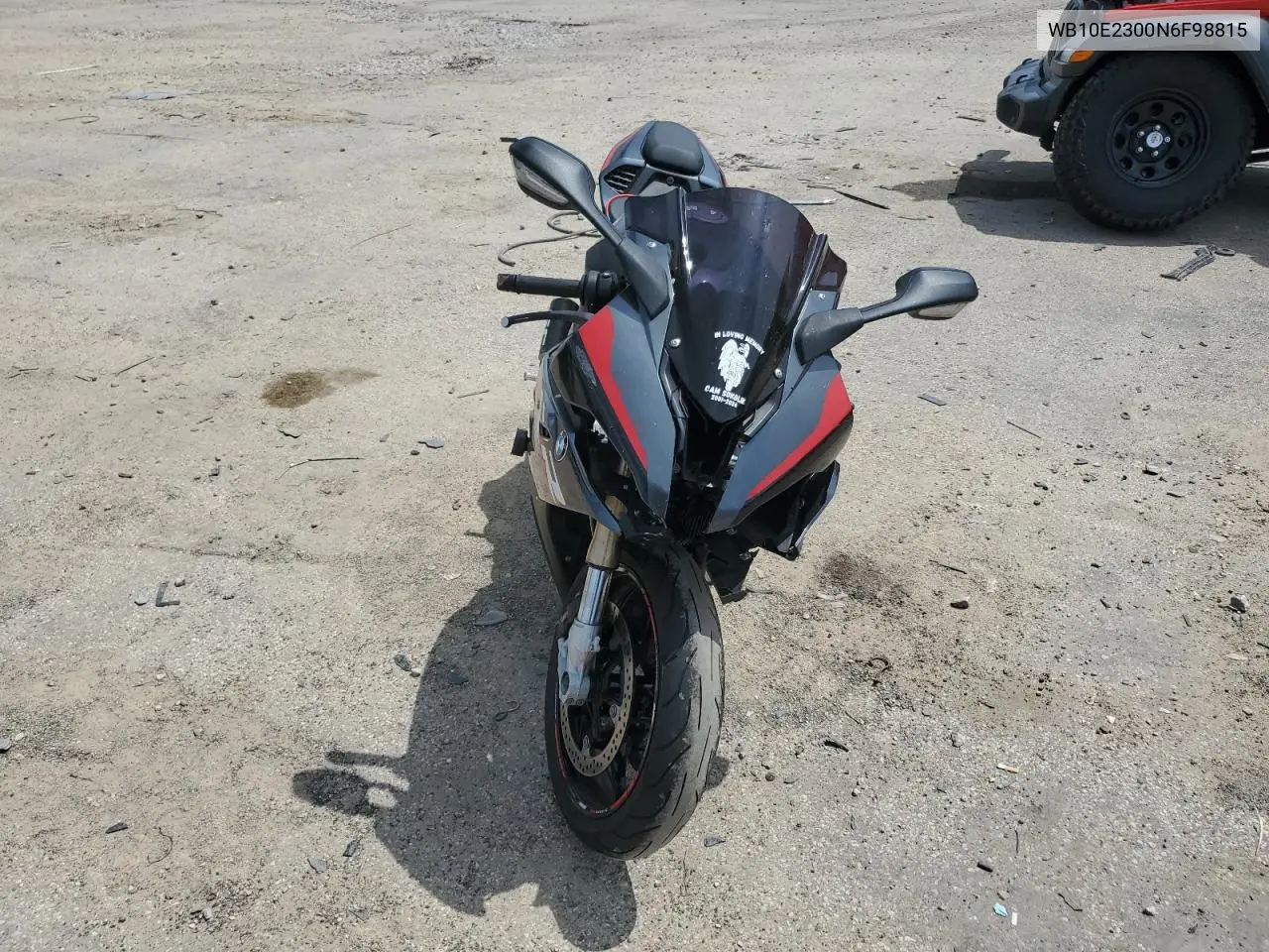2022 BMW S 1000 Rr VIN: WB10E2300N6F98815 Lot: 60547425