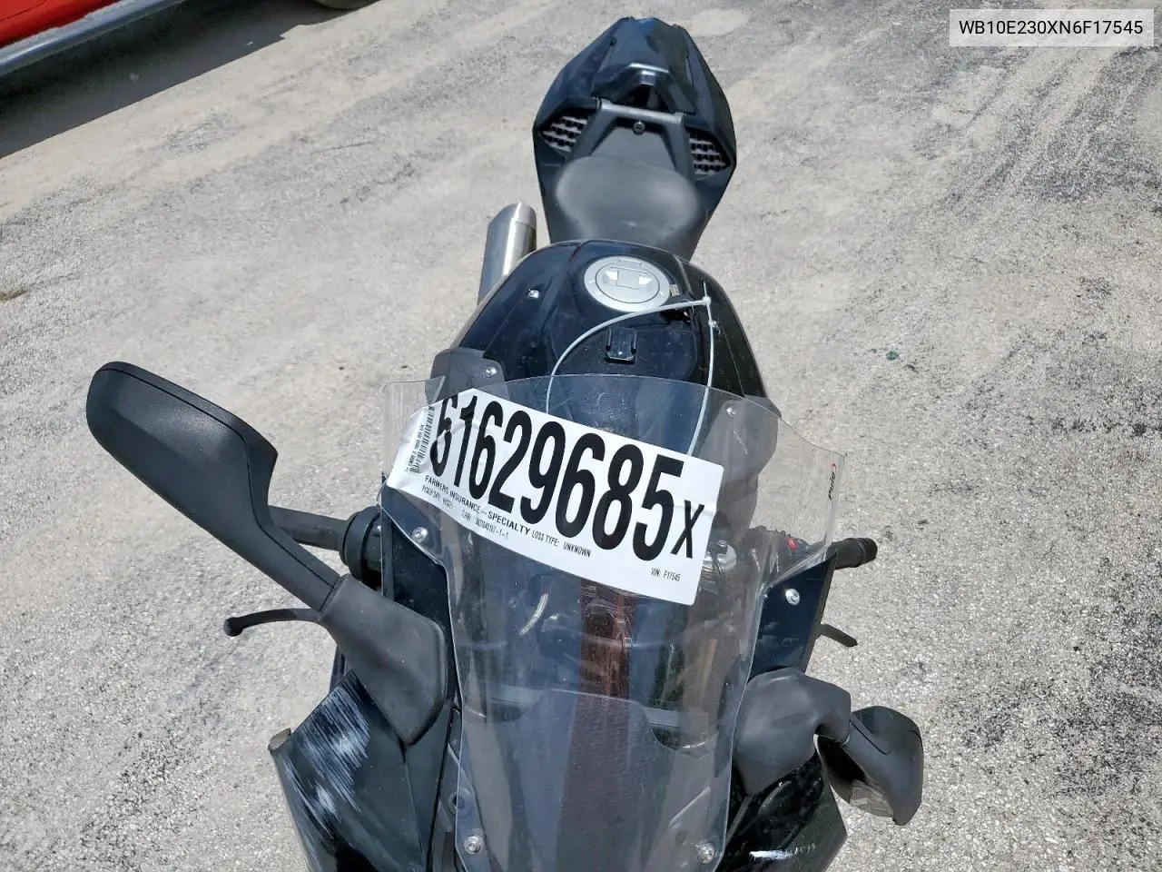 2022 BMW S 1000 Rr VIN: WB10E230XN6F17545 Lot: 61629685