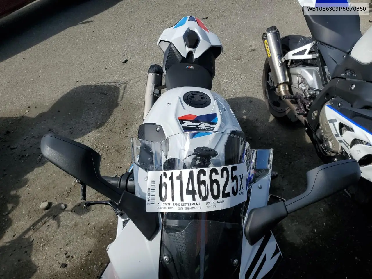 2023 BMW S 1000 Rr VIN: WB10E6309P6G70850 Lot: 61146625