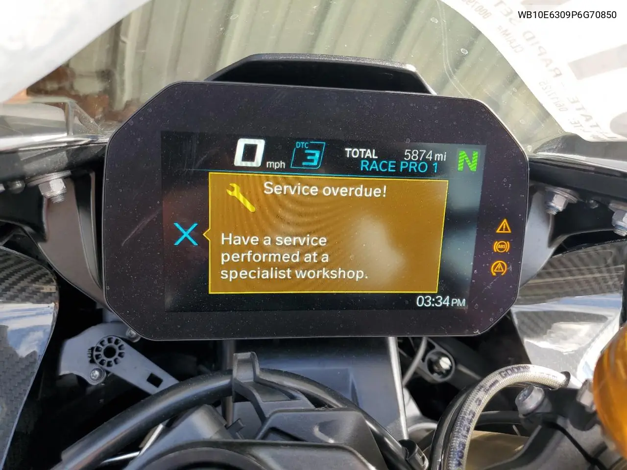 2023 BMW S 1000 Rr VIN: WB10E6309P6G70850 Lot: 61146625