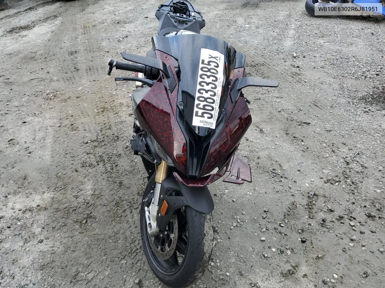 2024 BMW S 1000 Rr VIN: WB10E6302R6J81951 Lot: 56833385