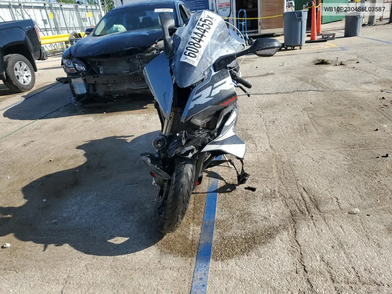 2025 BMW S 1000 Rr VIN: WB10P2304S6L03587 Lot: 60844455