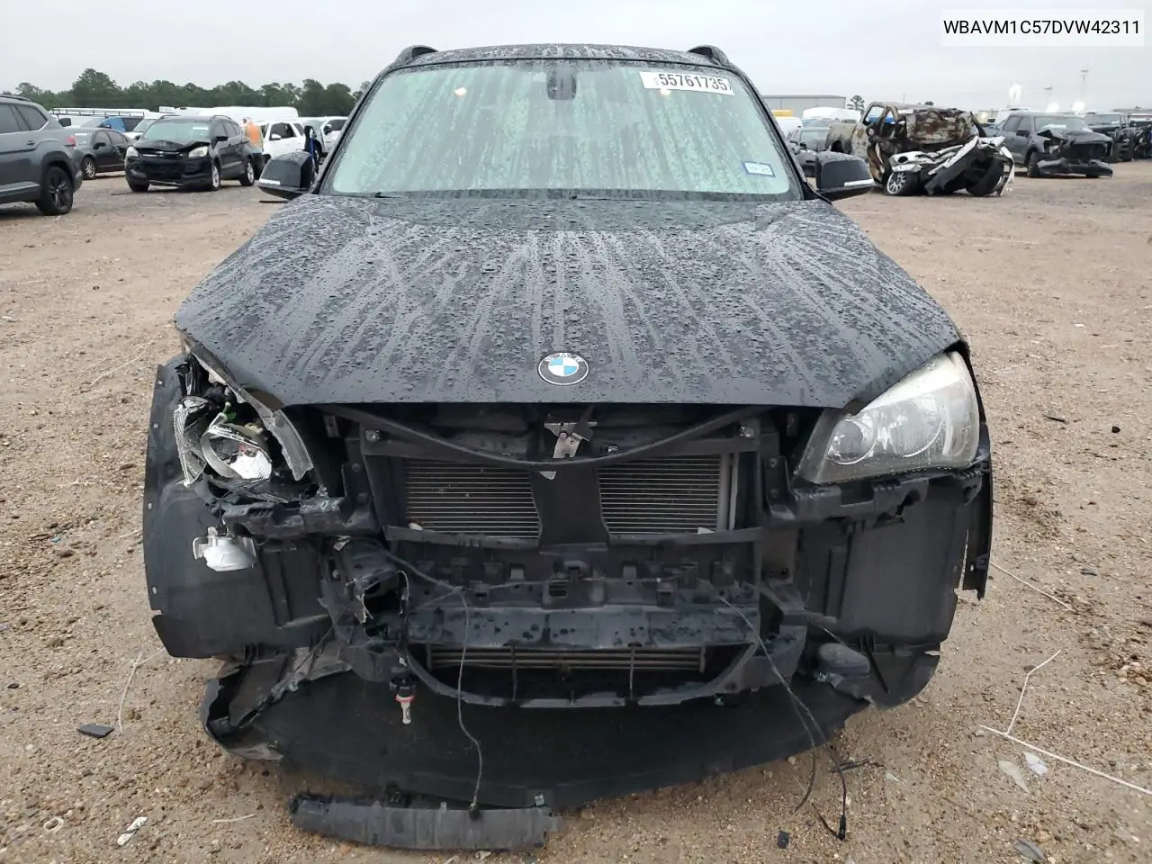 2013 BMW X1 Sdrive28I VIN: WBAVM1C57DVW42311 Lot: 55761735