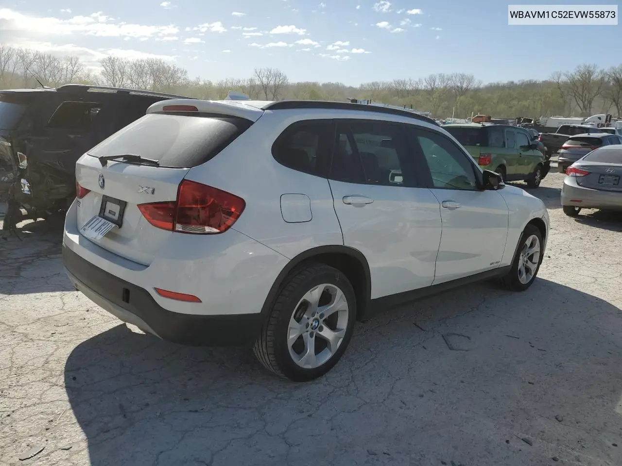 2014 BMW X1 Sdrive28I VIN: WBAVM1C52EVW55873 Lot: 52191135