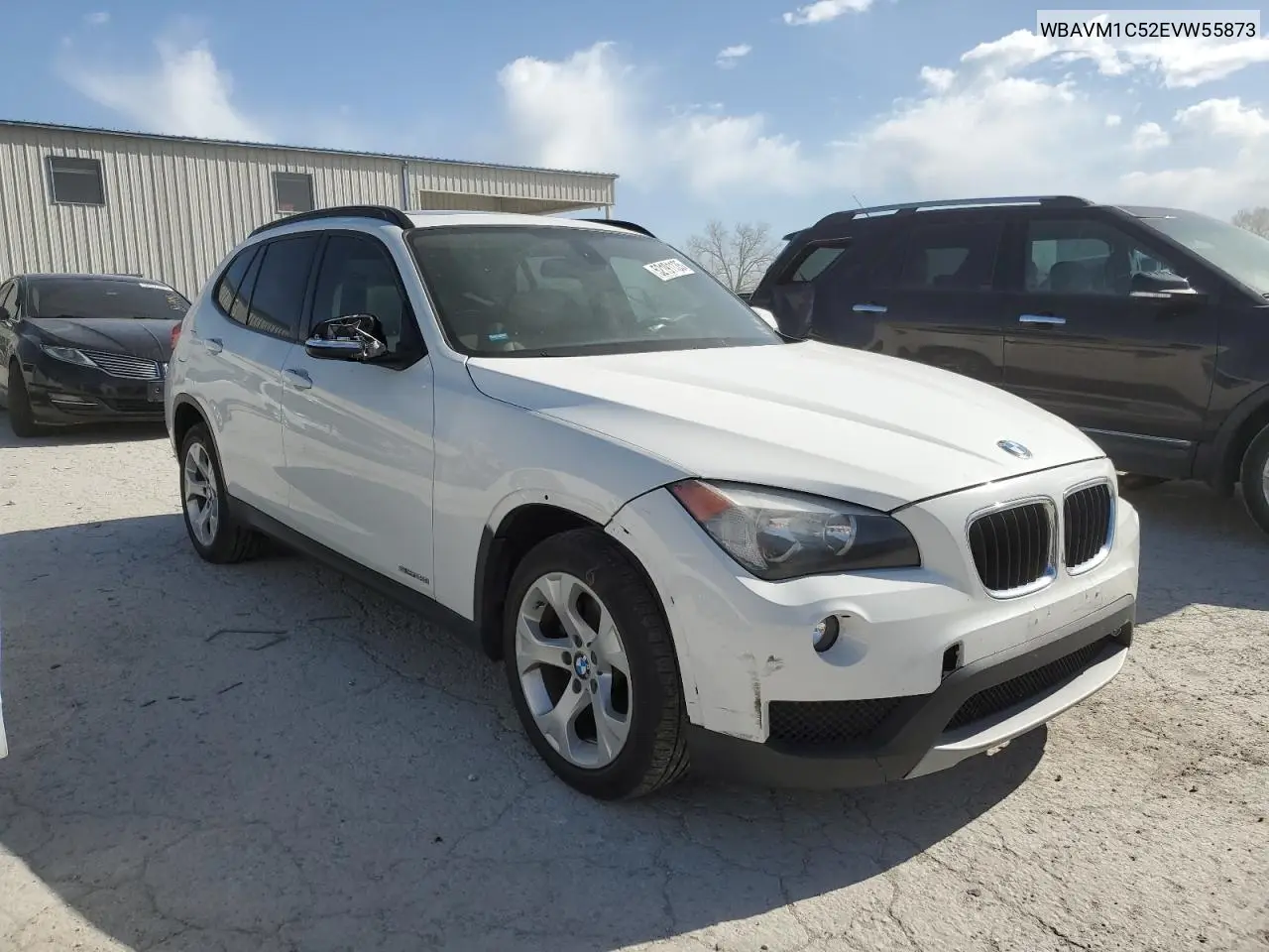 2014 BMW X1 Sdrive28I VIN: WBAVM1C52EVW55873 Lot: 52191135