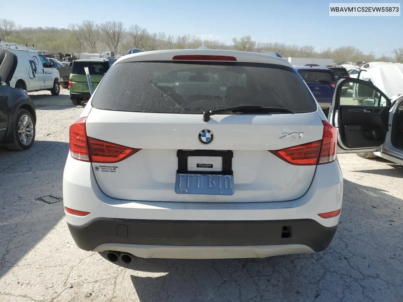 2014 BMW X1 Sdrive28I VIN: WBAVM1C52EVW55873 Lot: 52191135