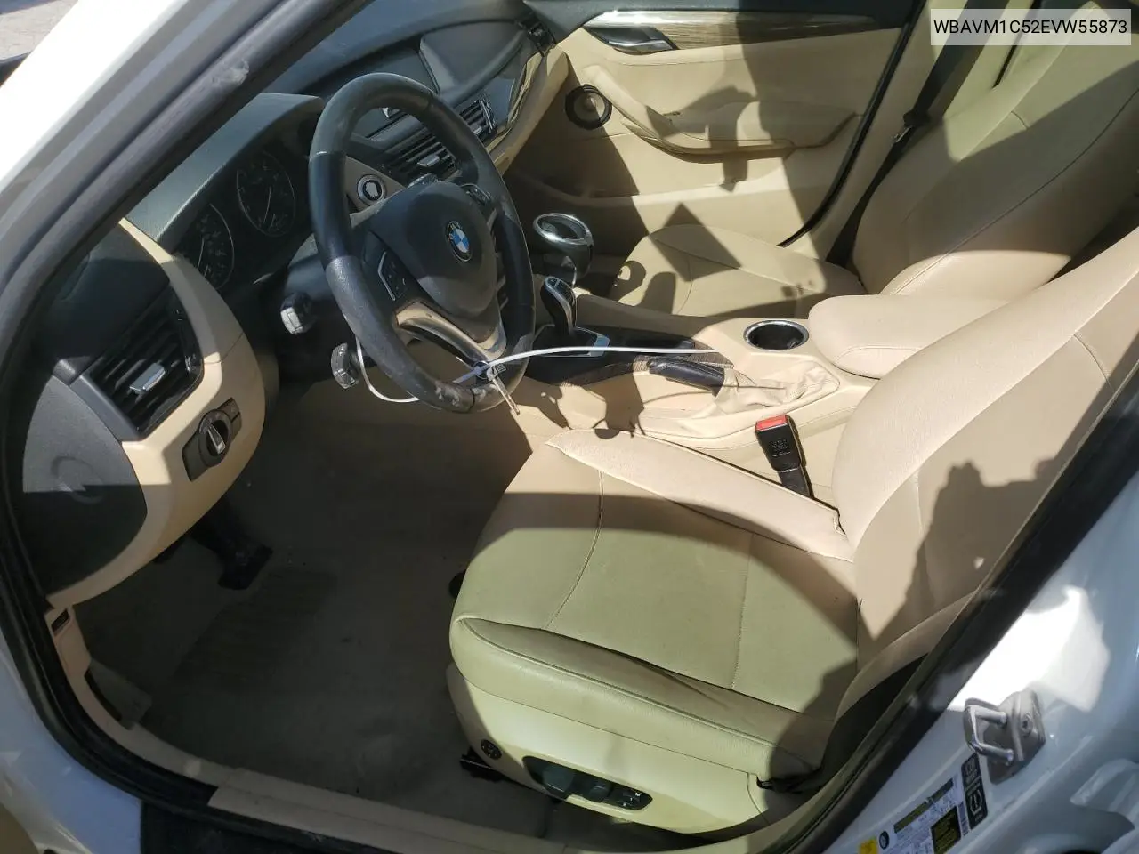 2014 BMW X1 Sdrive28I VIN: WBAVM1C52EVW55873 Lot: 52191135