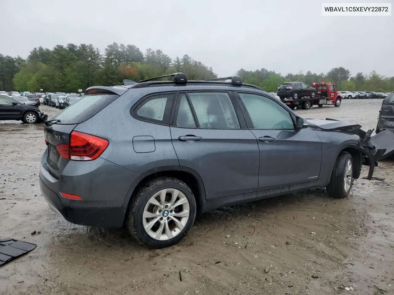 2014 BMW X1 xDrive28I VIN: WBAVL1C5XEVY22872 Lot: 54170135