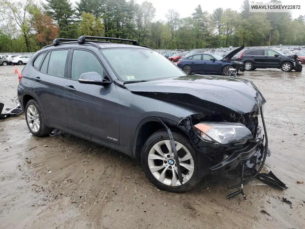 2014 BMW X1 xDrive28I VIN: WBAVL1C5XEVY22872 Lot: 54170135