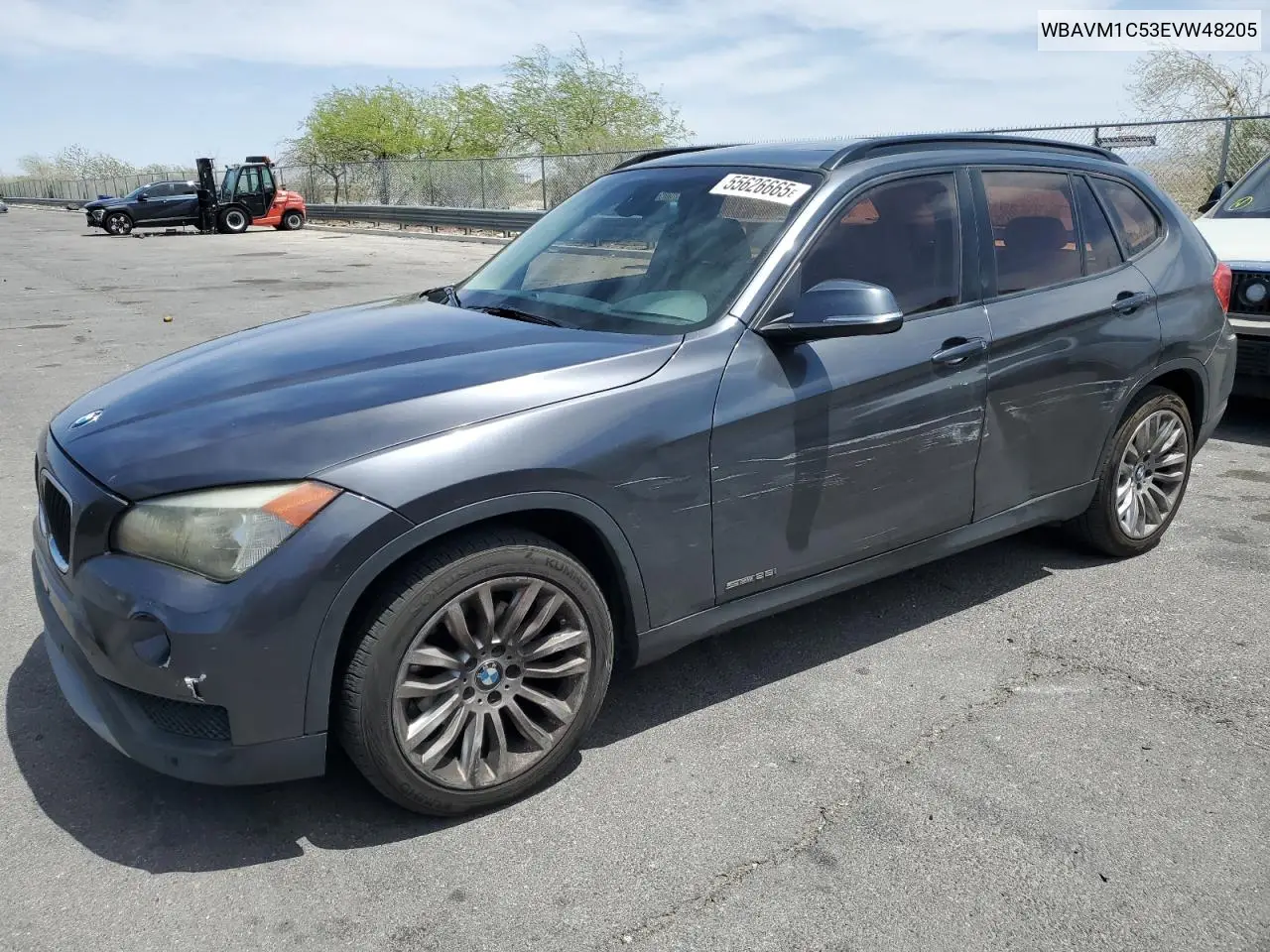 2014 BMW X1 Sdrive28I VIN: WBAVM1C53EVW48205 Lot: 55626665