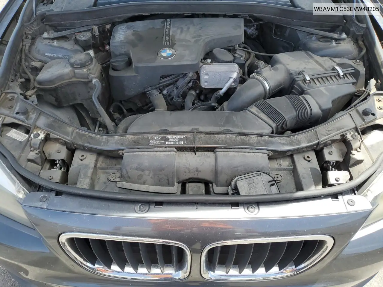 2014 BMW X1 Sdrive28I VIN: WBAVM1C53EVW48205 Lot: 55626665