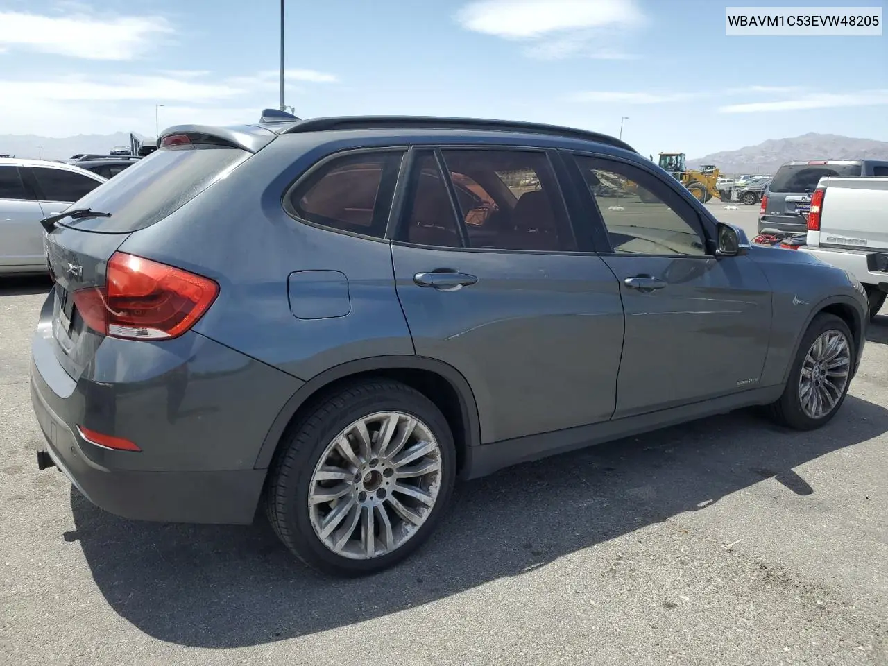 2014 BMW X1 Sdrive28I VIN: WBAVM1C53EVW48205 Lot: 55626665
