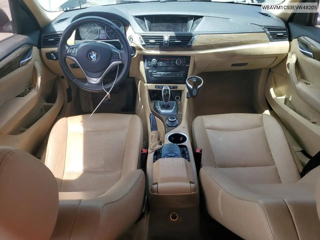 2014 BMW X1 Sdrive28I VIN: WBAVM1C53EVW48205 Lot: 55626665