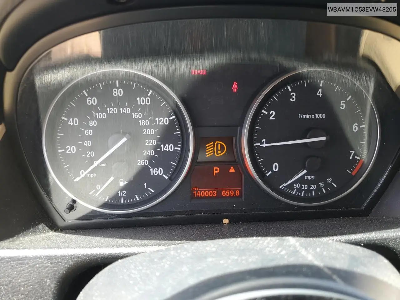 2014 BMW X1 Sdrive28I VIN: WBAVM1C53EVW48205 Lot: 55626665
