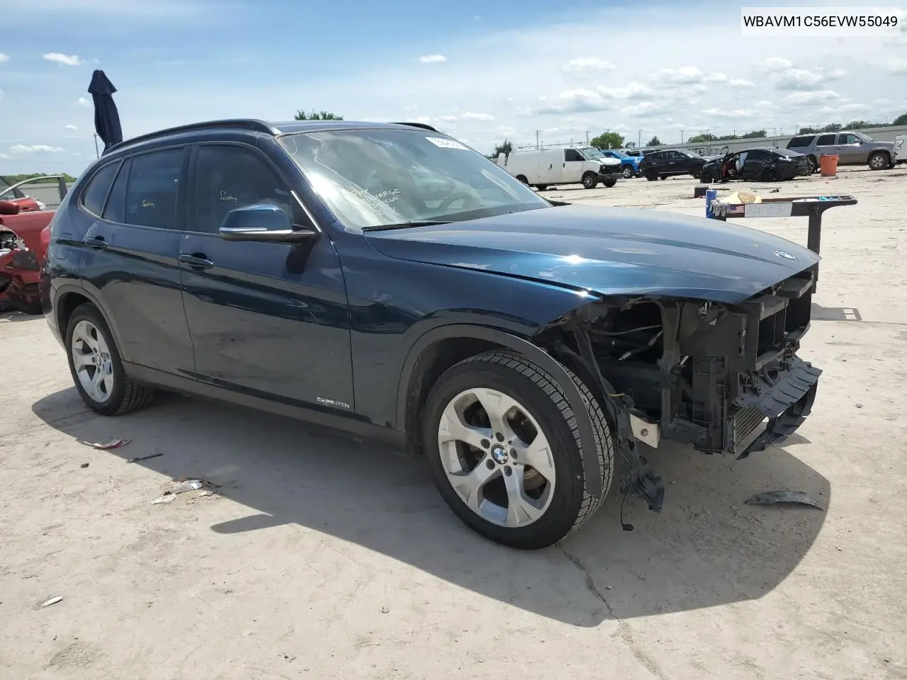 2014 BMW X1 Sdrive28I VIN: WBAVM1C56EVW55049 Lot: 55842265