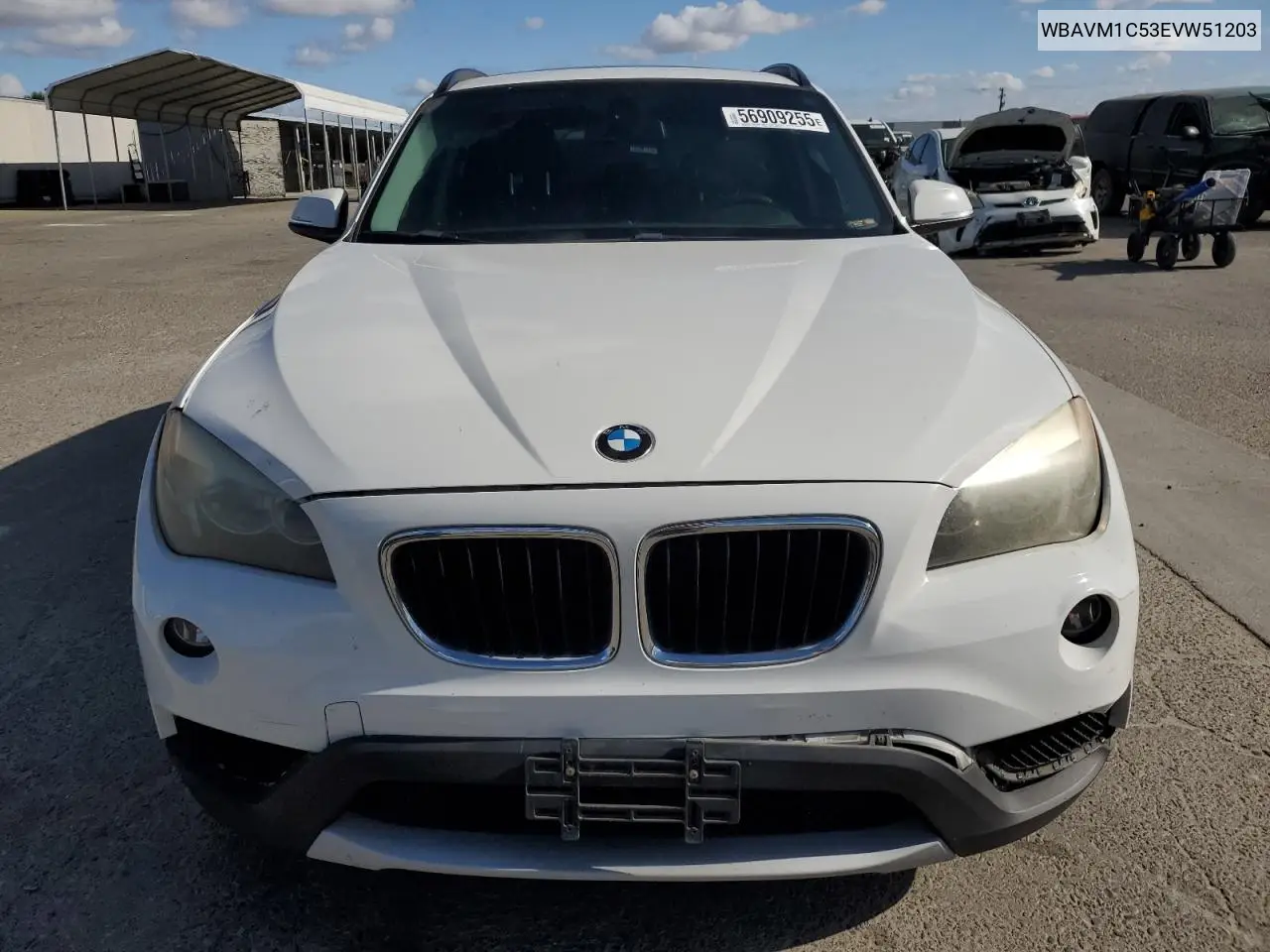 2014 BMW X1 Sdrive28I VIN: WBAVM1C53EVW51203 Lot: 56909255