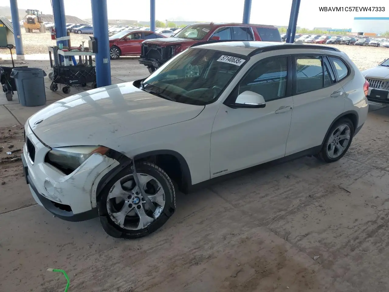 2014 BMW X1 Sdrive28I VIN: WBAVM1C57EVW47333 Lot: 57140635