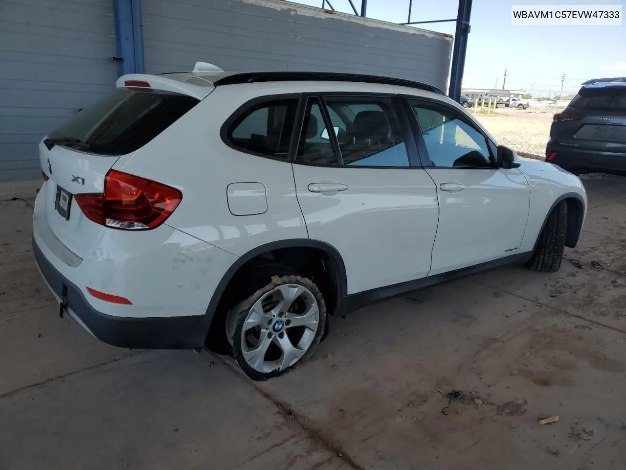 2014 BMW X1 Sdrive28I VIN: WBAVM1C57EVW47333 Lot: 57140635