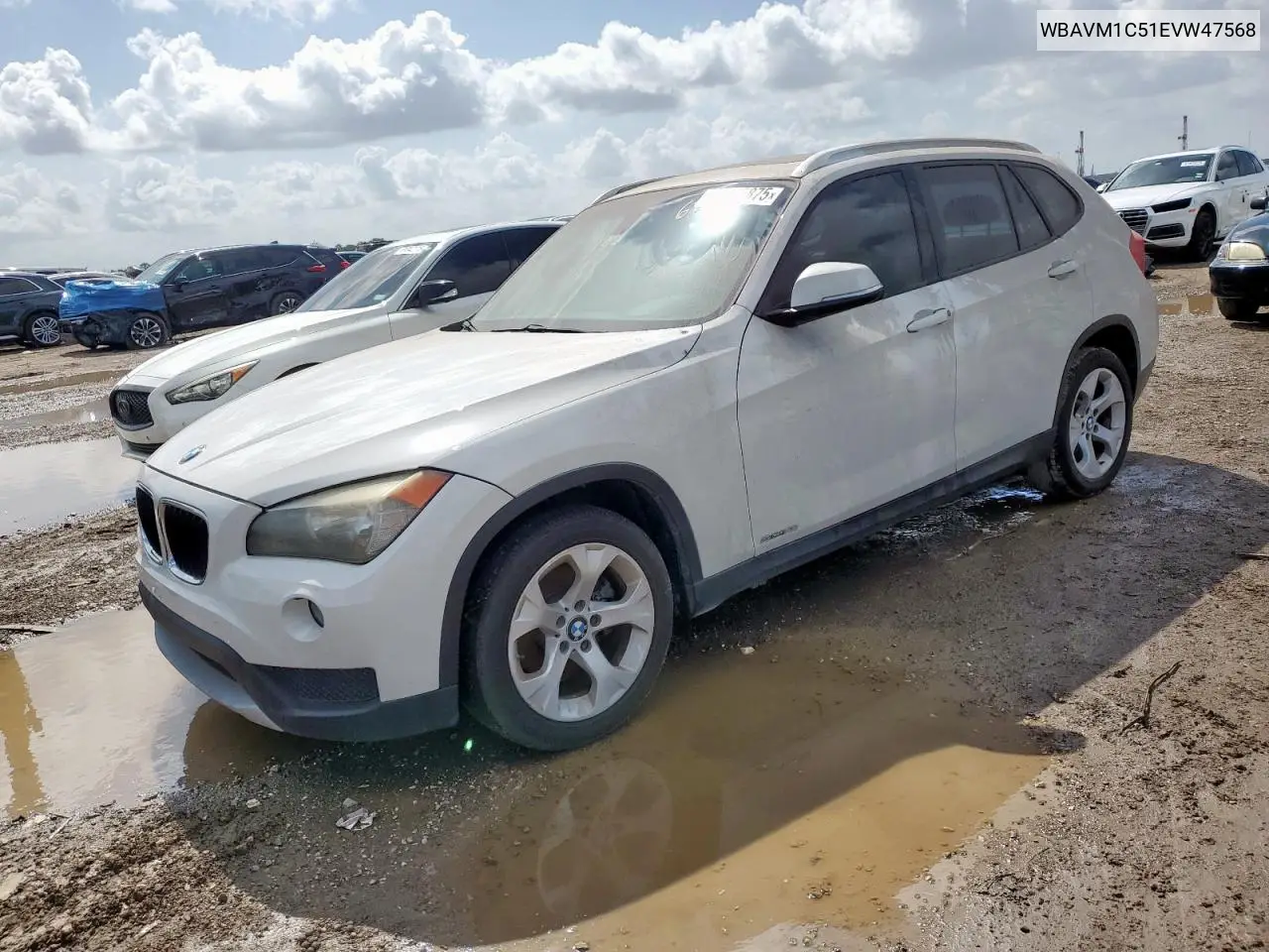 2014 BMW X1 Sdrive28I VIN: WBAVM1C51EVW47568 Lot: 59465875