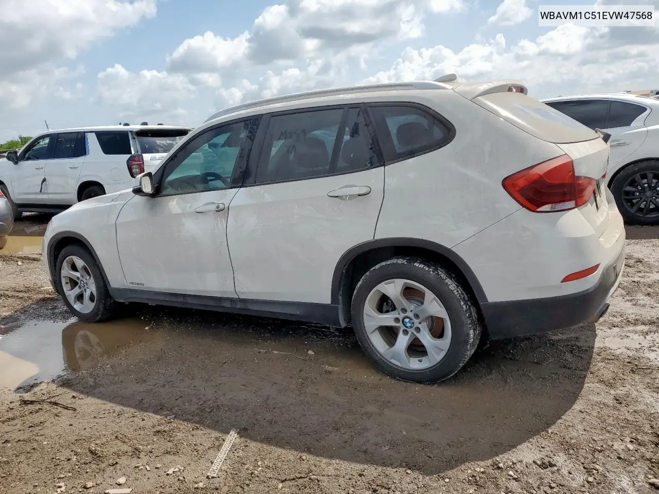 2014 BMW X1 Sdrive28I VIN: WBAVM1C51EVW47568 Lot: 59465875