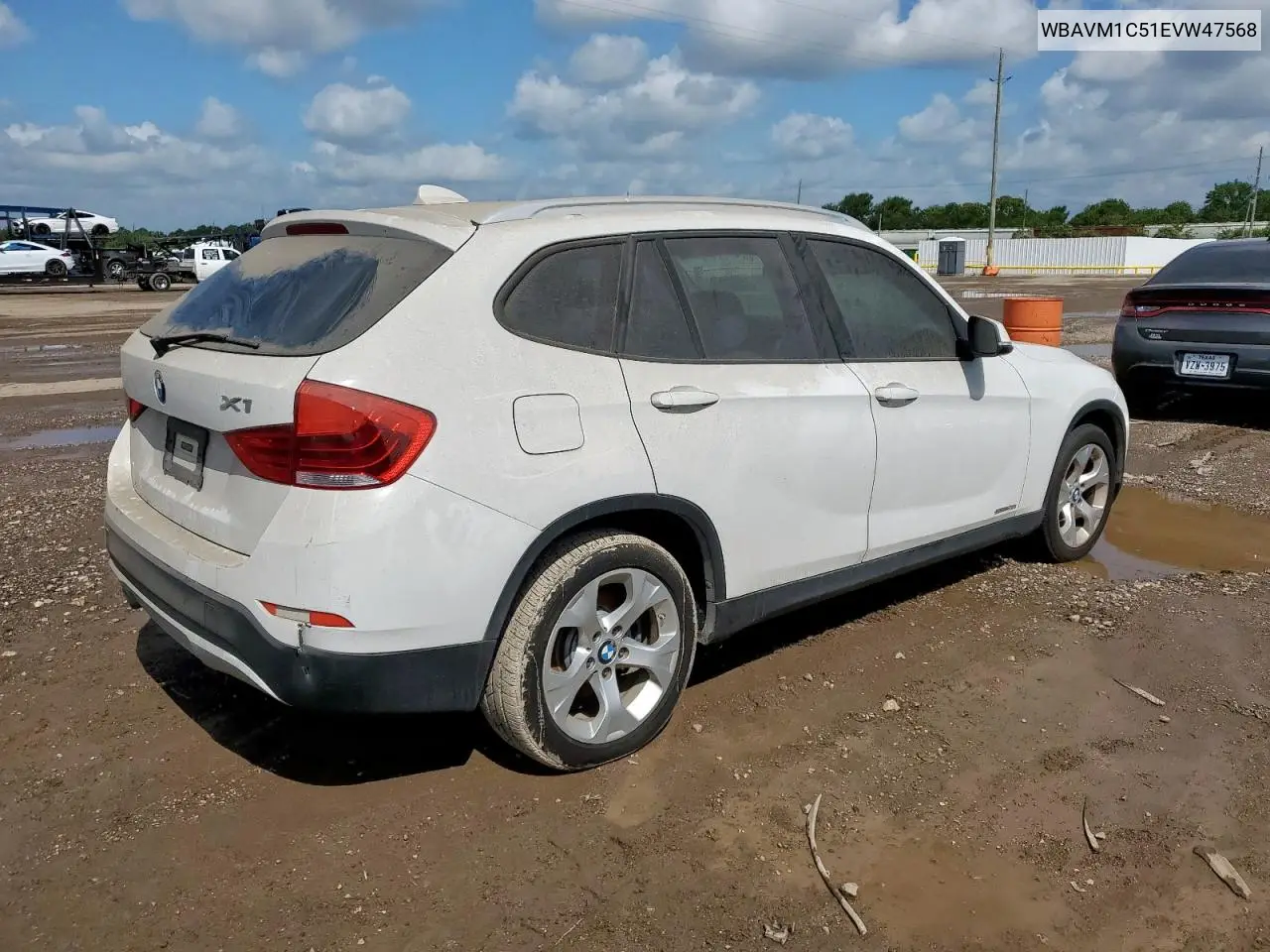 2014 BMW X1 Sdrive28I VIN: WBAVM1C51EVW47568 Lot: 59465875
