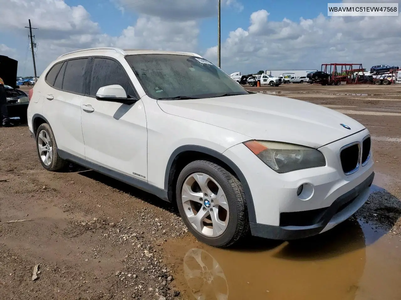 2014 BMW X1 Sdrive28I VIN: WBAVM1C51EVW47568 Lot: 59465875