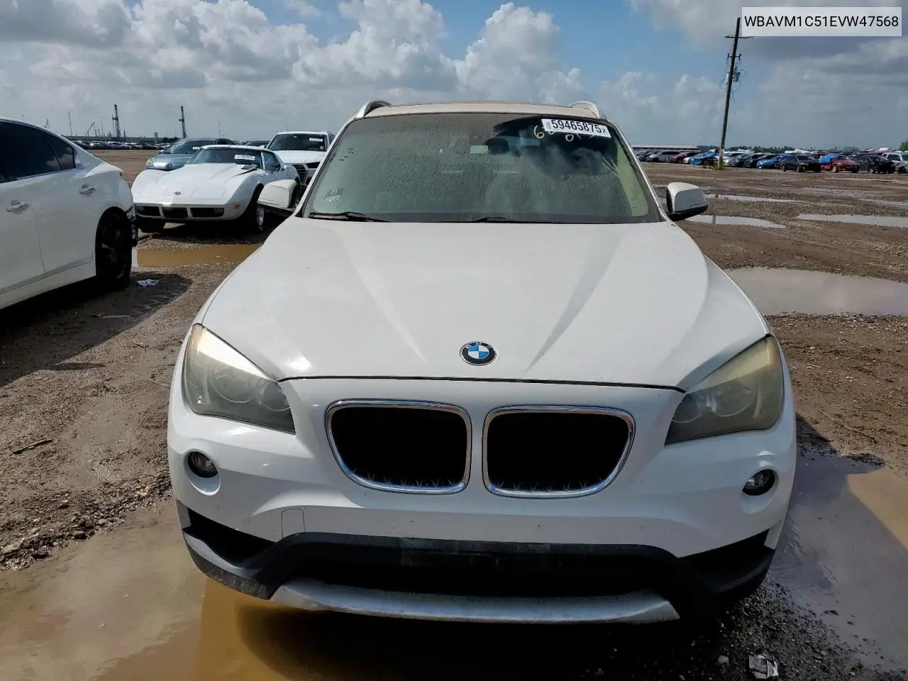 2014 BMW X1 Sdrive28I VIN: WBAVM1C51EVW47568 Lot: 59465875
