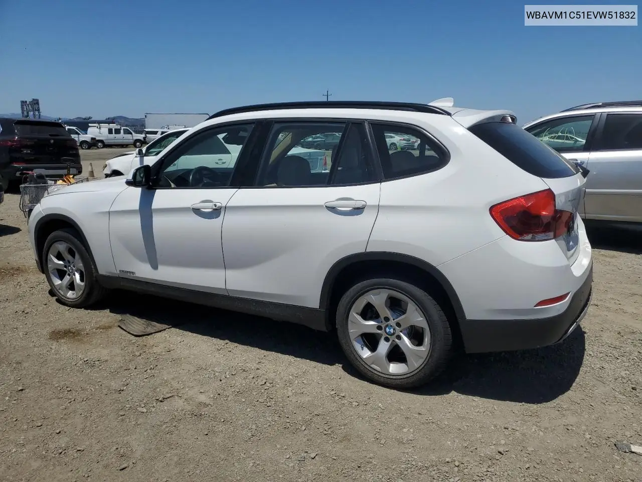 2014 BMW X1 Sdrive28I VIN: WBAVM1C51EVW51832 Lot: 60153925
