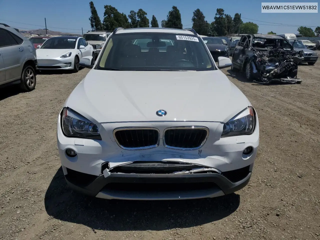 2014 BMW X1 Sdrive28I VIN: WBAVM1C51EVW51832 Lot: 60153925