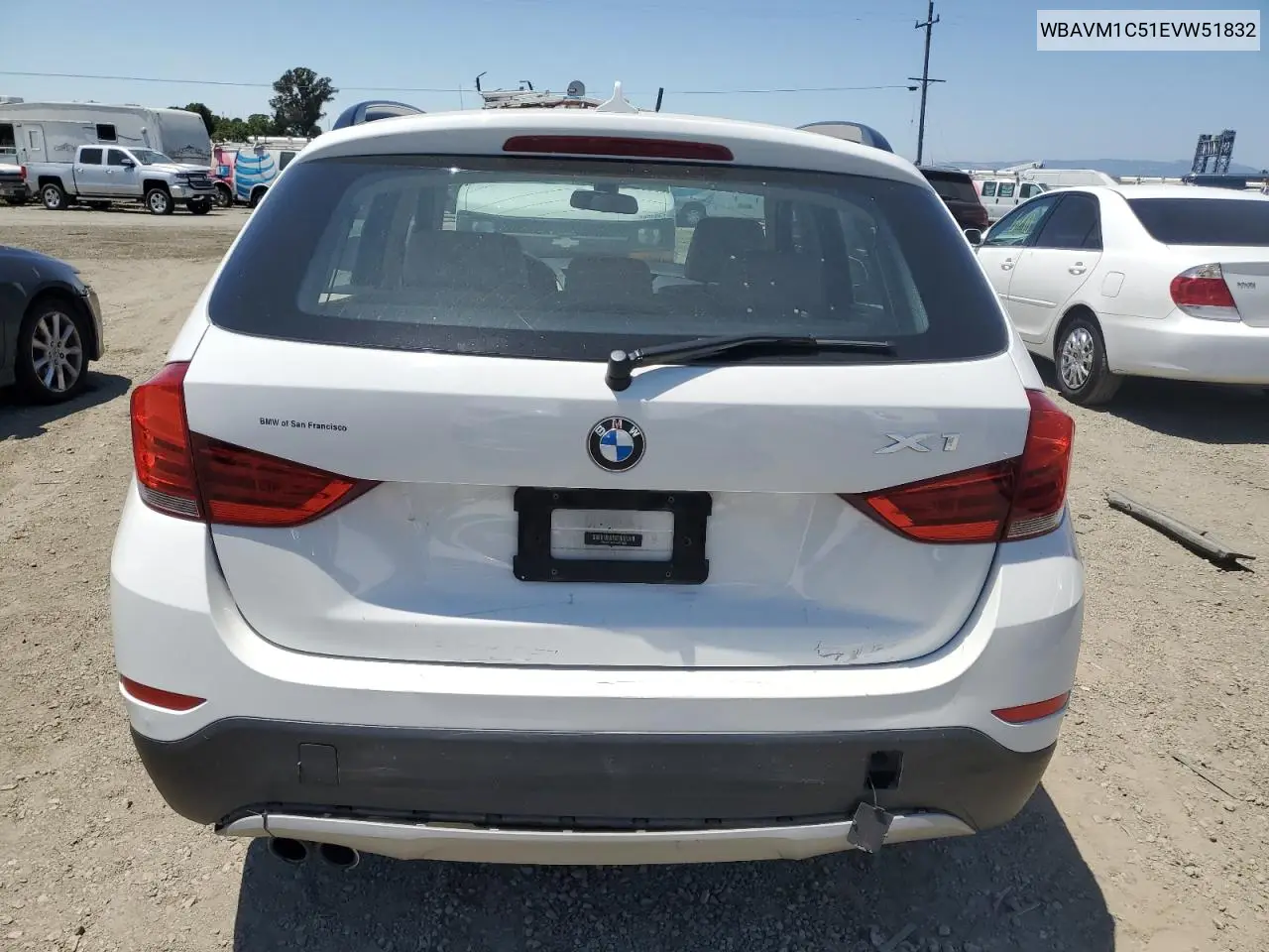 2014 BMW X1 Sdrive28I VIN: WBAVM1C51EVW51832 Lot: 60153925