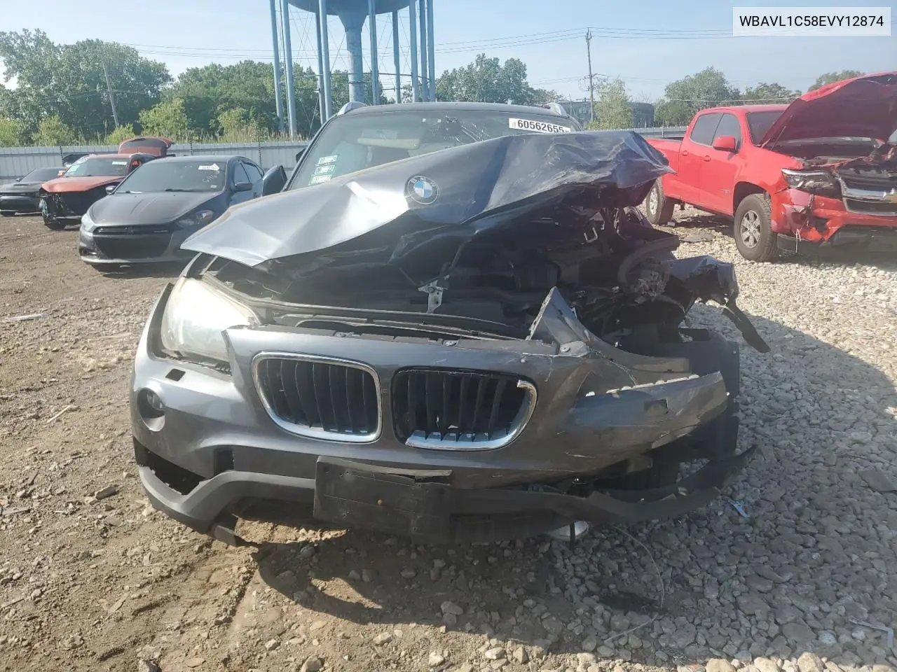 2014 BMW X1 xDrive28I VIN: WBAVL1C58EVY12874 Lot: 60562655