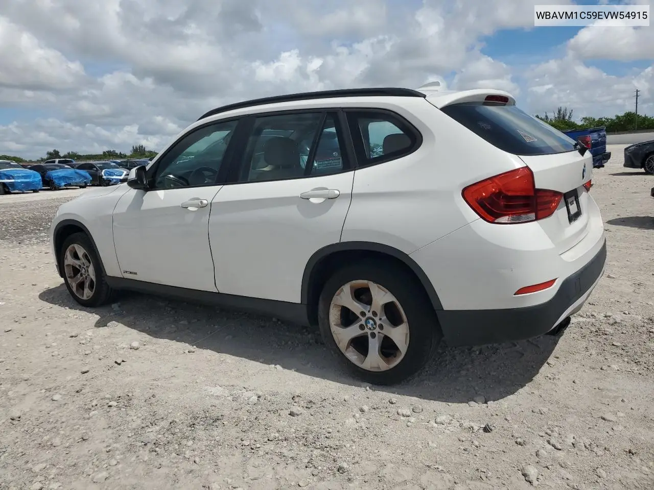 2014 BMW X1 Sdrive28I VIN: WBAVM1C59EVW54915 Lot: 60639785