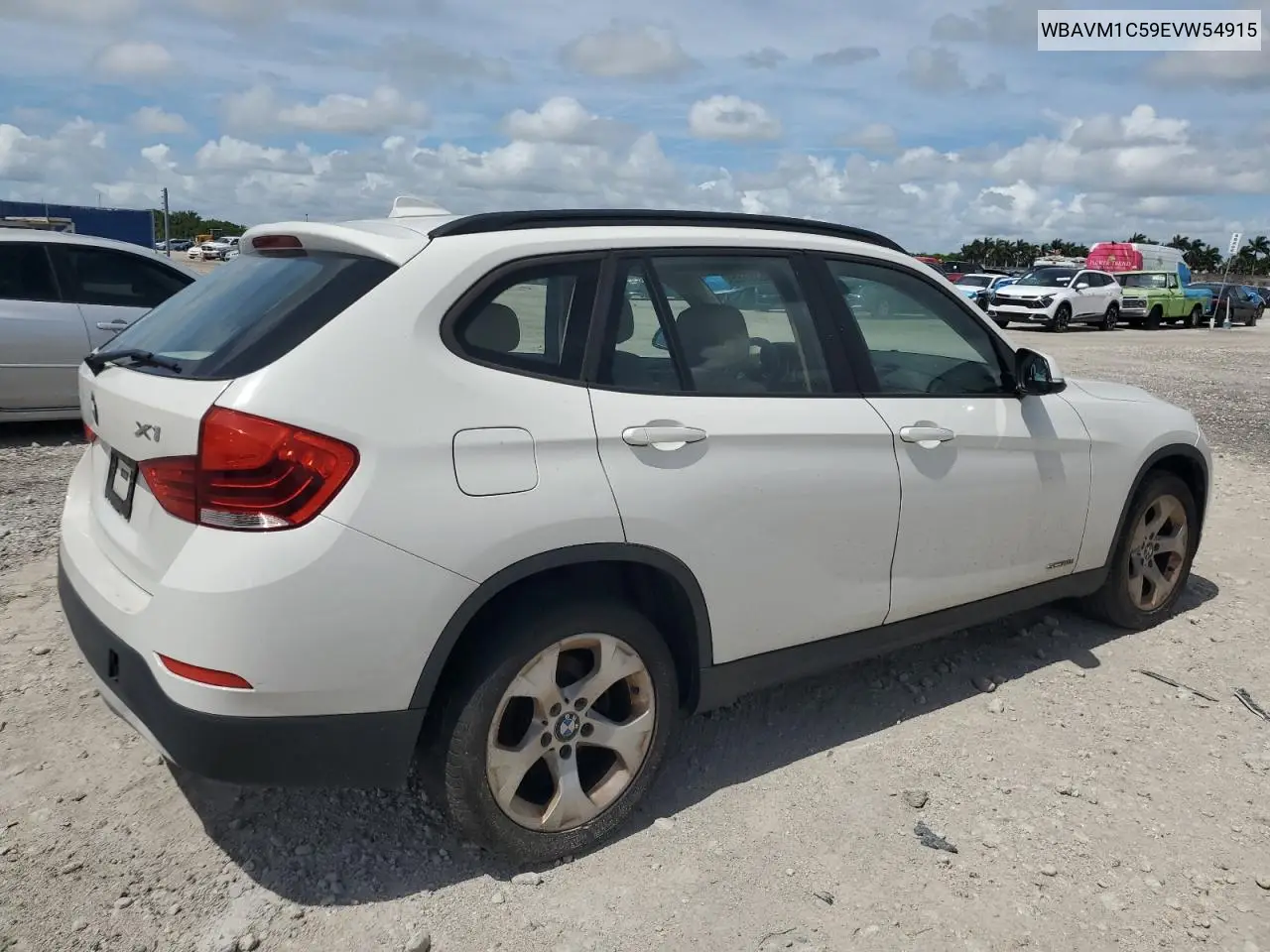 2014 BMW X1 Sdrive28I VIN: WBAVM1C59EVW54915 Lot: 60639785
