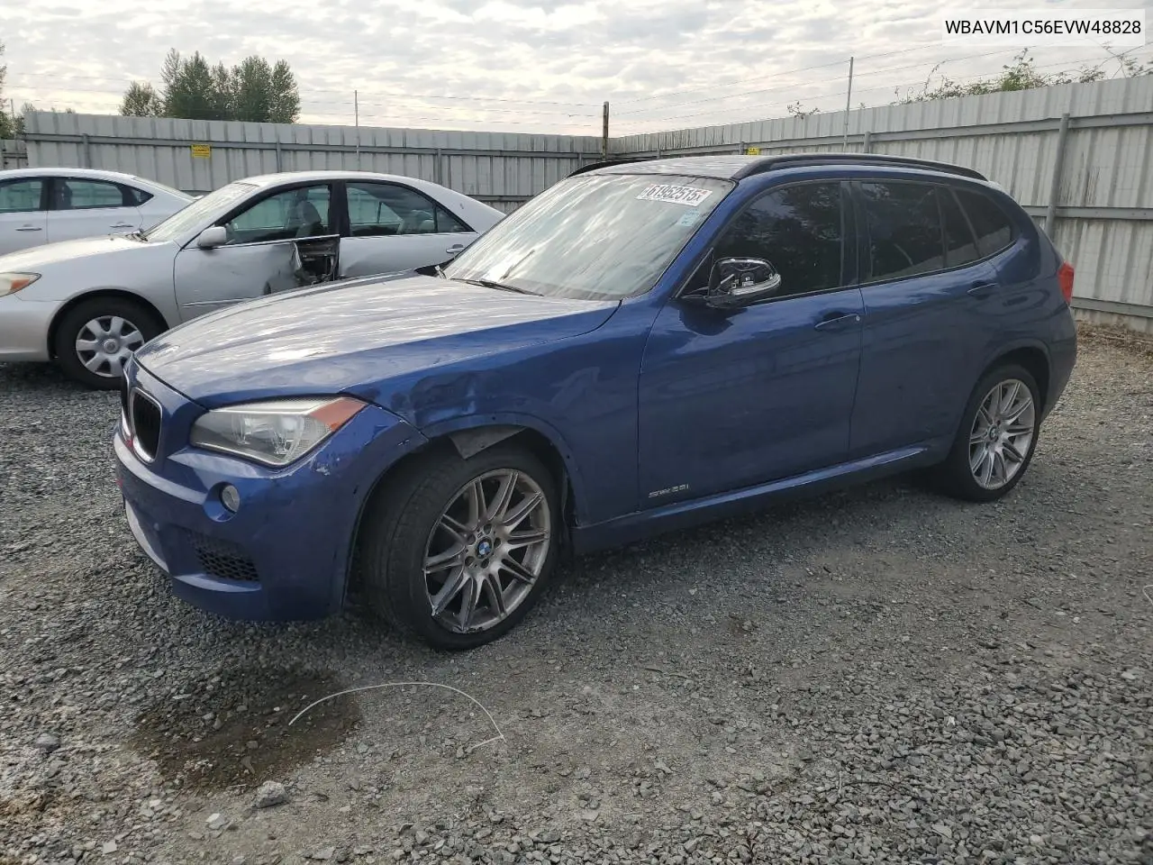2014 BMW X1 Sdrive28I VIN: WBAVM1C56EVW48828 Lot: 61952515