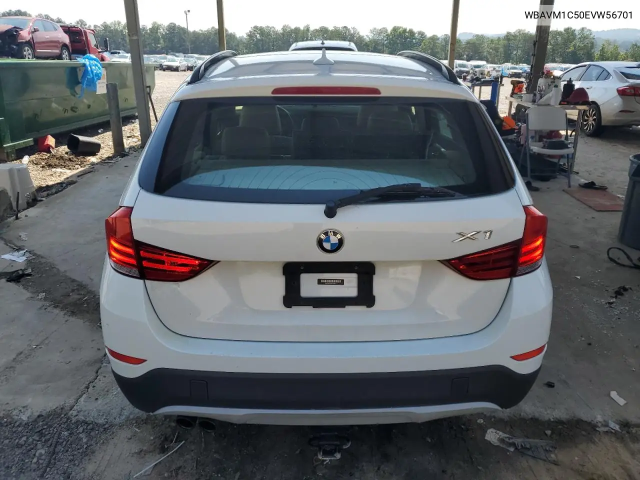 2014 BMW X1 Sdrive28I VIN: WBAVM1C50EVW56701 Lot: 62106465
